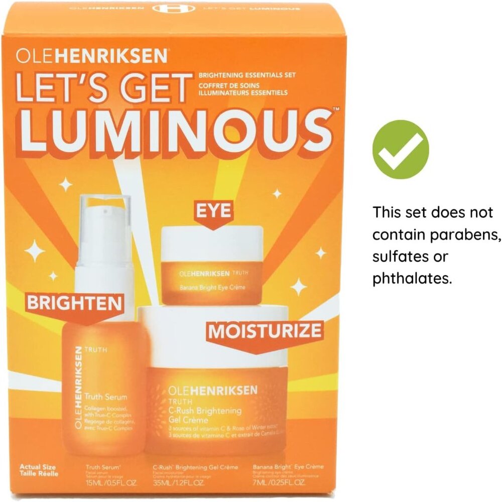 $65 VALUE Ole Henriksen Let's Get Luminous Brightening Vitamin C Essentials Set